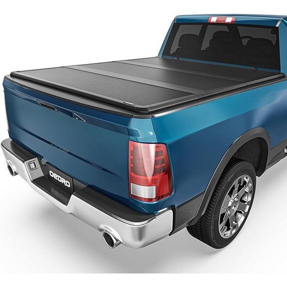 OEDRO Hard Tri-Fold Tonneau Cover for Ram Trucks