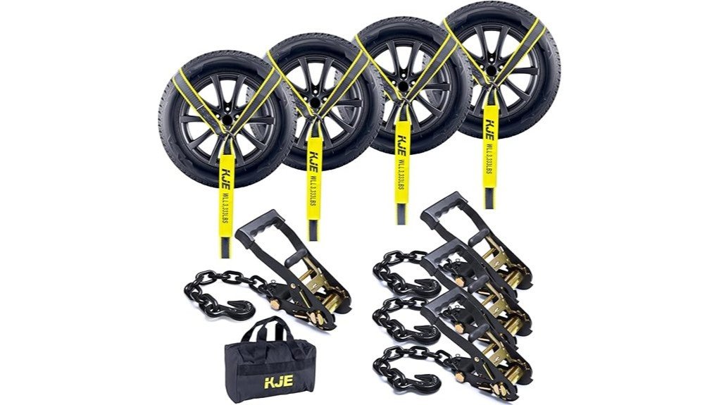 durable reflective tie downs