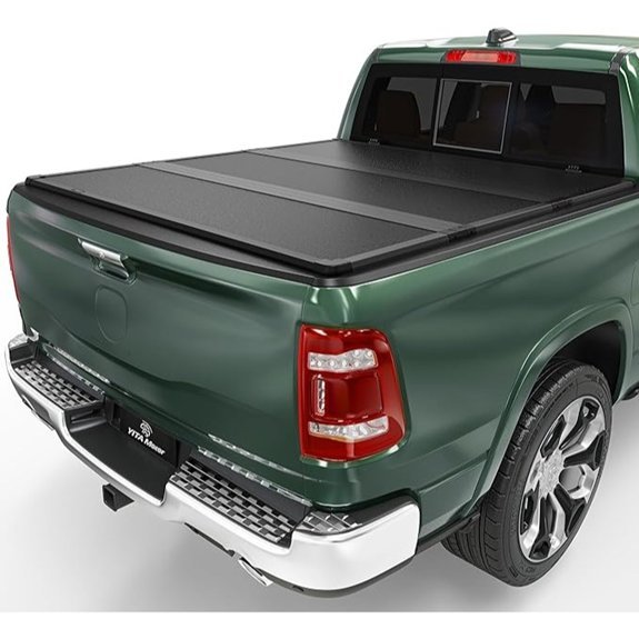 YITAMOTOR FRP Hard Tri-Fold Truck Bed Tonneau Cover