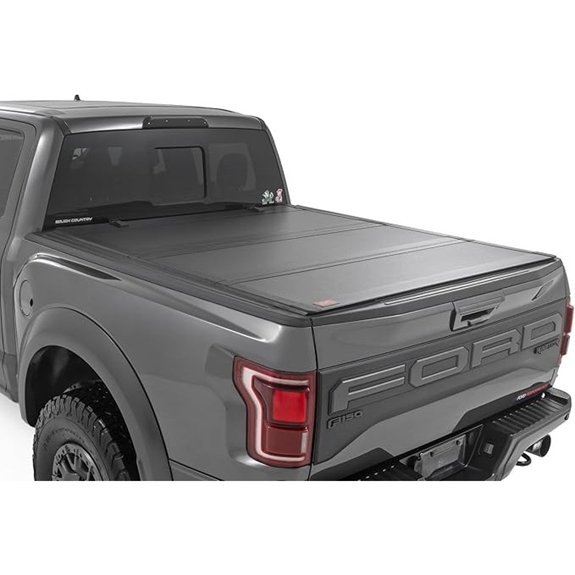 Rough Country Hard Tri-Fold Truck Bed Cover