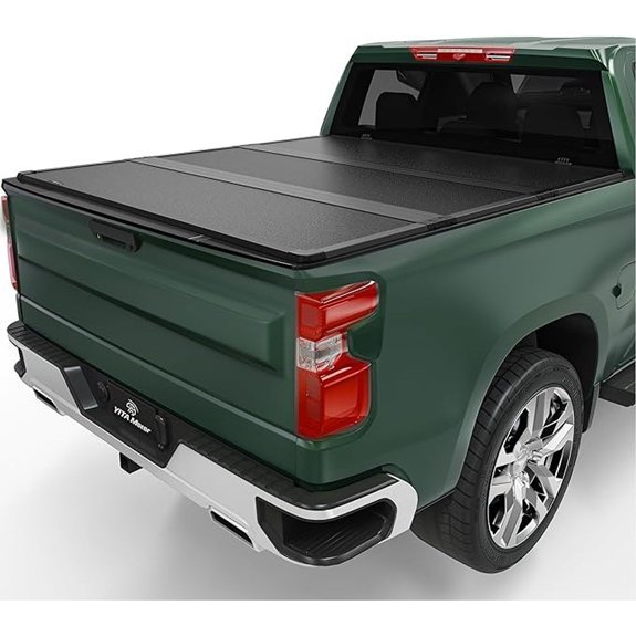 YITAMOTOR FRP Hard Tri-Fold Truck Bed Tonneau Cover