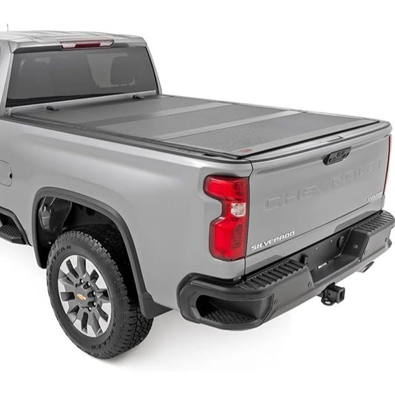 Rough Country Hard Flip-Up Truck Bed Tonneau Cover