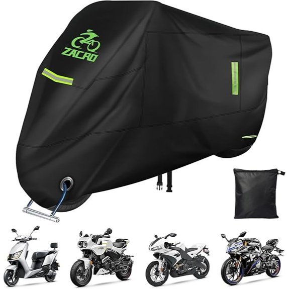 Zacro Heavy Duty Waterproof Motorcycle Cover