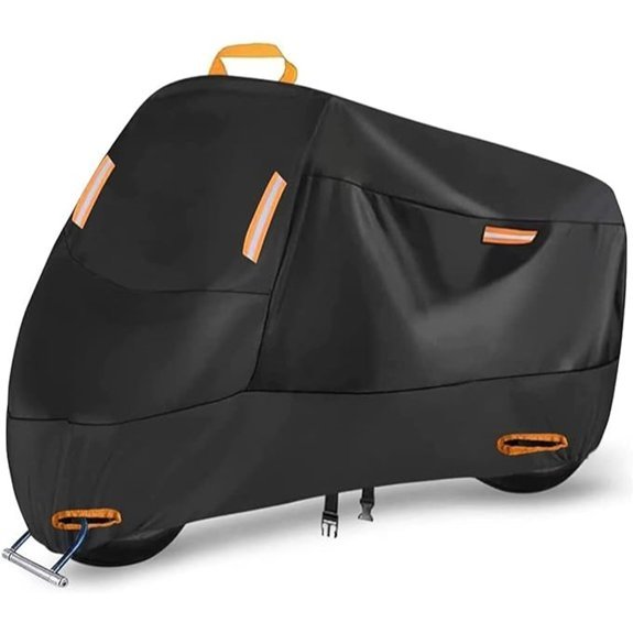 300D Waterproof Motorbike Cover with Reflective Tape