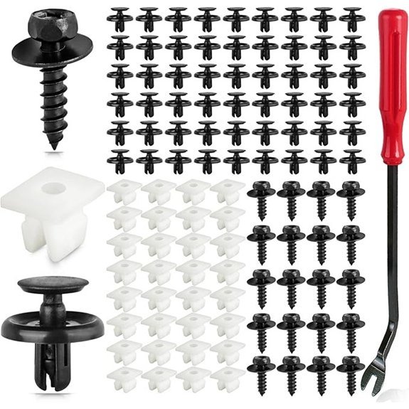 Xislet 101 PCS Engine Under Cover Push Pin Rivets