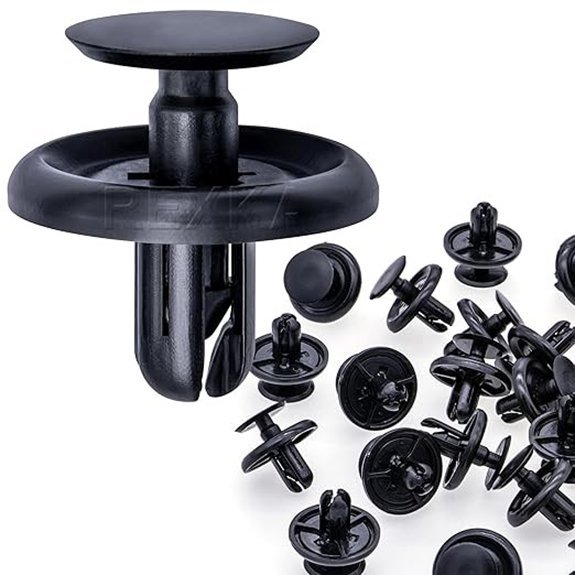 Rexka 20pcs Engine Splash Shield Retainer Clips