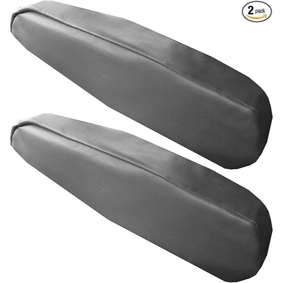 FH Group Faux Leather Armrest Cover Set of 2