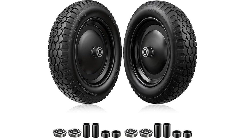 4.80/4.00-8 Flat Free Wheelbarrow Tire Review