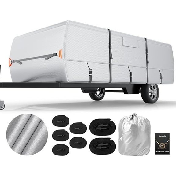 Oxford Fabric Pop Up Folding Camper Cover 12'-14