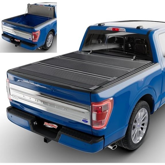 Flip-Up FRP Tonneau Cover for Ford F150 5.5' Bed