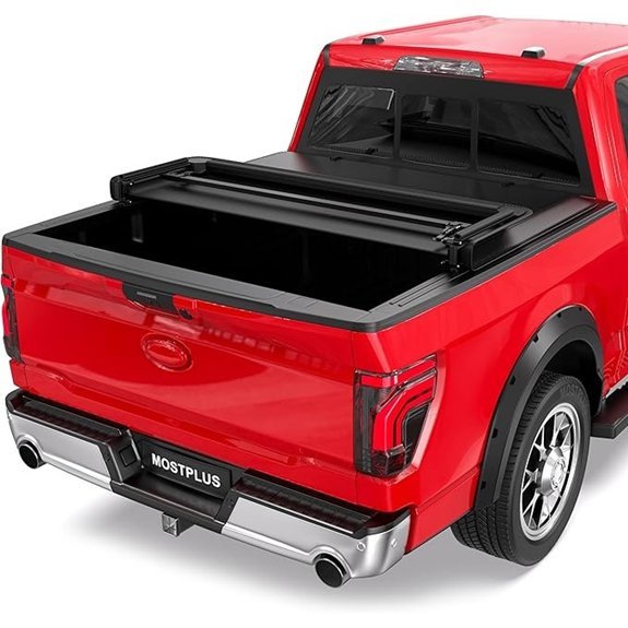 MOSTPLUS Tri-Fold Soft Truck Bed Tonneau Cover for Ford F150