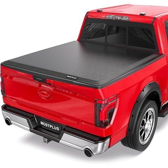 MOSTPLUS Soft Vinyl Truck Bed Tonneau Cover for Ford F-150