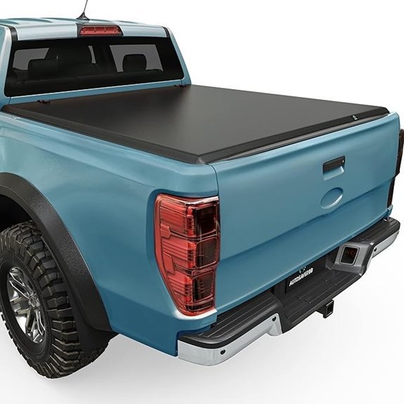 AUTOSAVER88 Tri-Fold Truck Bed Tonneau Cover for Ford Maverick