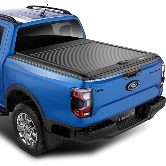 Flowkottu Retractable Tonneau Cover for Ford Ranger 5 FT