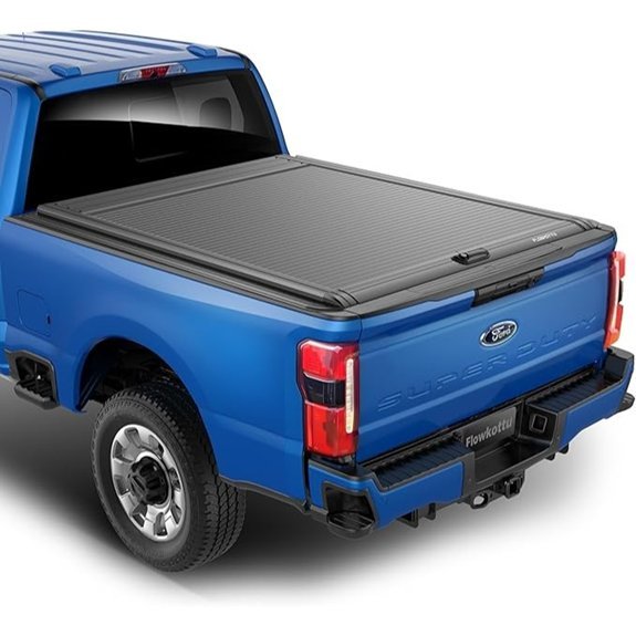 Flowkottu Retractable Tonneau Cover for Ford Super Duty