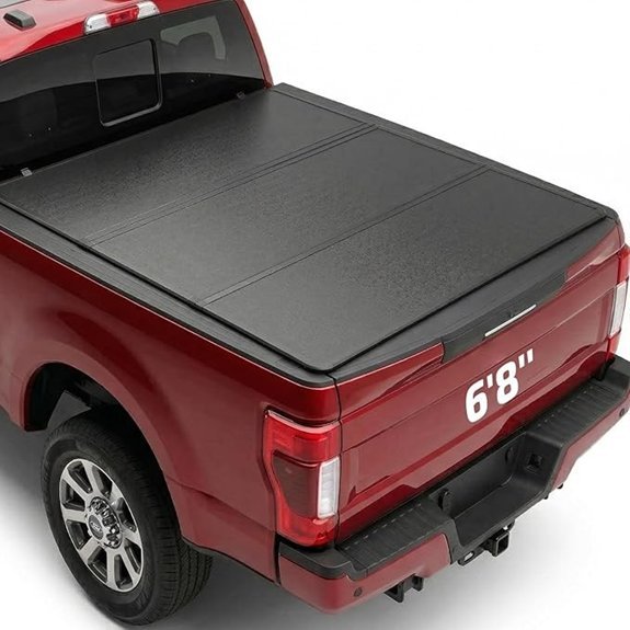 BDFHYK Hard Tri-Fold Tonneau Cover for Ford Super Duty