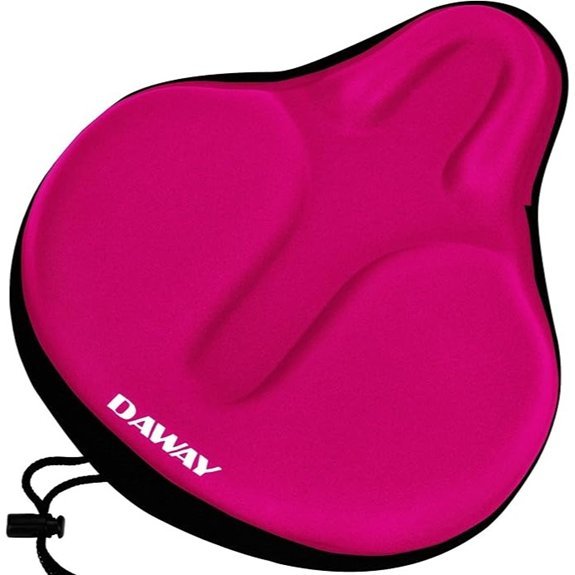 DAWAY Comfortable Bike Seat Cover with Gel & Foam