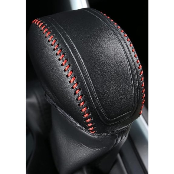 RAV4 Gear Shift Knob Cover - Genuine Leather Trim