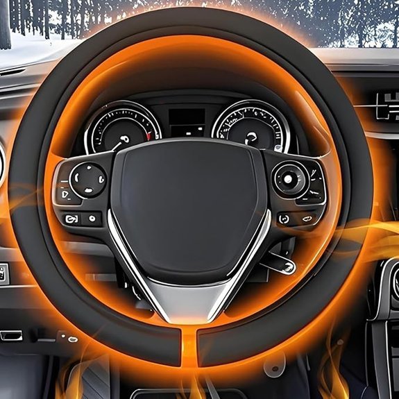 Heated Steering Wheel Cover for Car and SUV