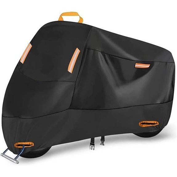 SECELES Heavy Duty Motorcycle Cover (Fits up to 86)