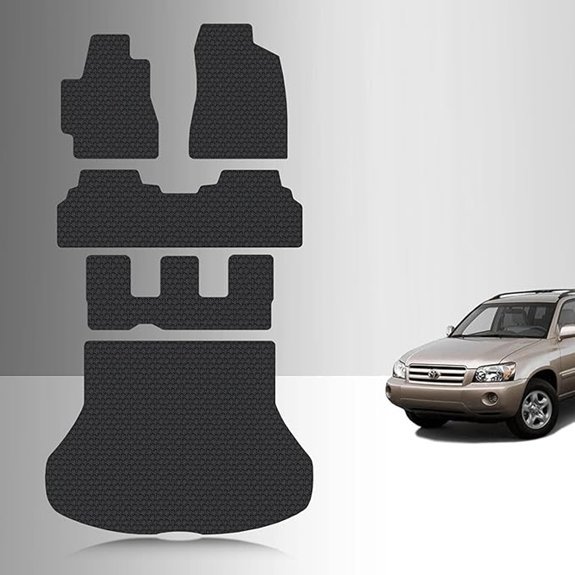TOUGHPRO All-Weather Floor and Cargo Mats for Highlander