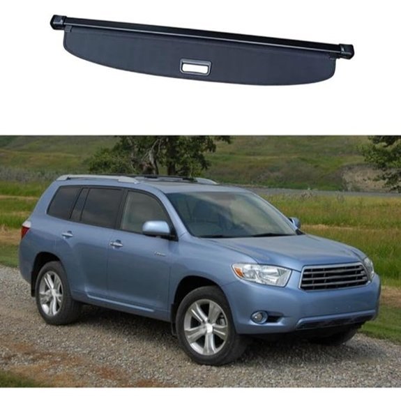 Retractable Trunk Cargo Cover for Toyota Highlander 2008-2013