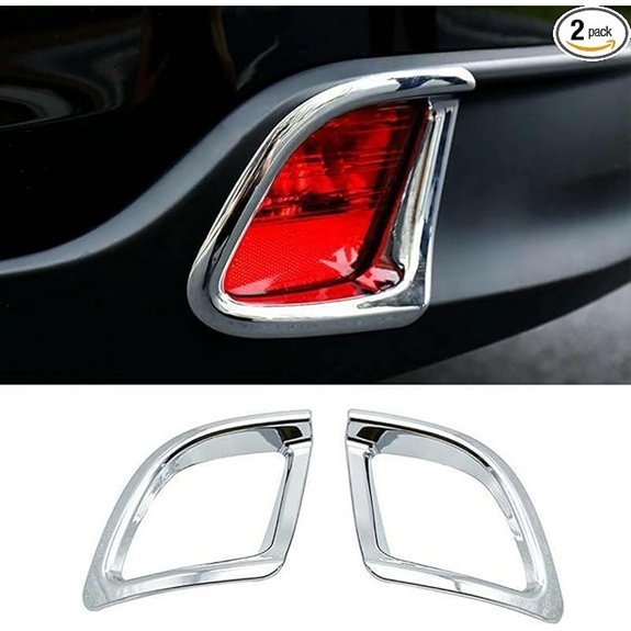 Chrome Rear Bumper Reflector Trims for Toyota Highlander