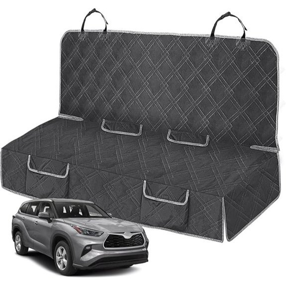 Dog Car Seat Cover for Toyota Highlander 2013-2025