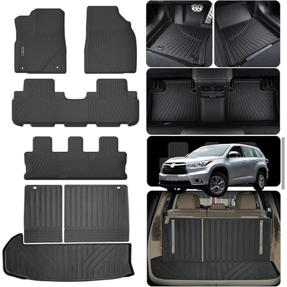 Toyota Highlander All-Weather Floor Mats and Cargo Liners