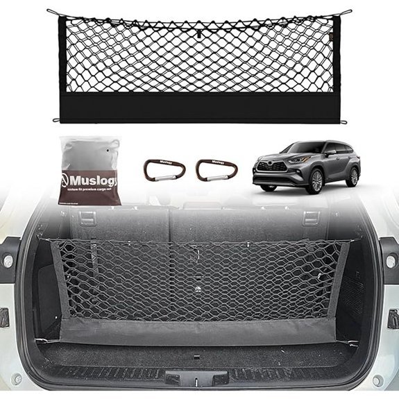 Muslogy Truck Bed Cargo Net for Toyota Highlander