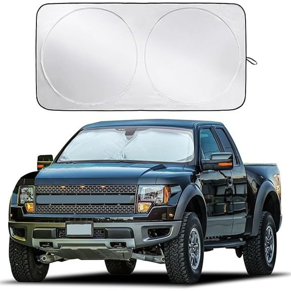 EcoNour Truck Windshield Sun Shade (X-Large)