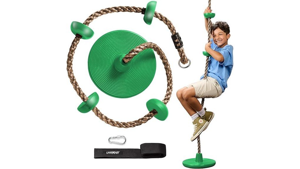 legendary climbing rope swing