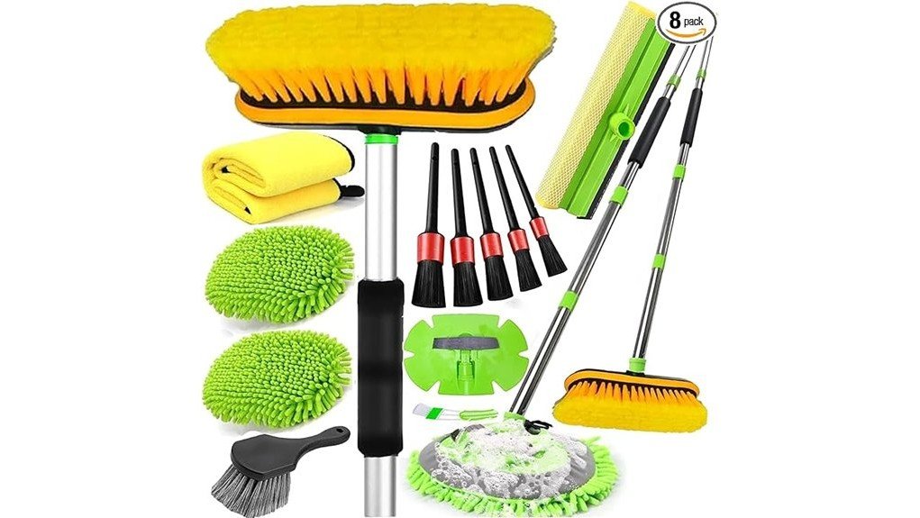 long handle car brush