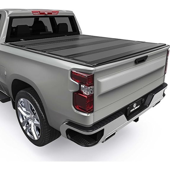 YITAMOTOR Low-Profile Quad-Fold Truck Bed Tonneau Cover