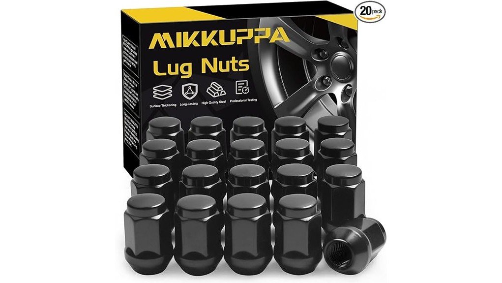 mikkuppa black lug nuts