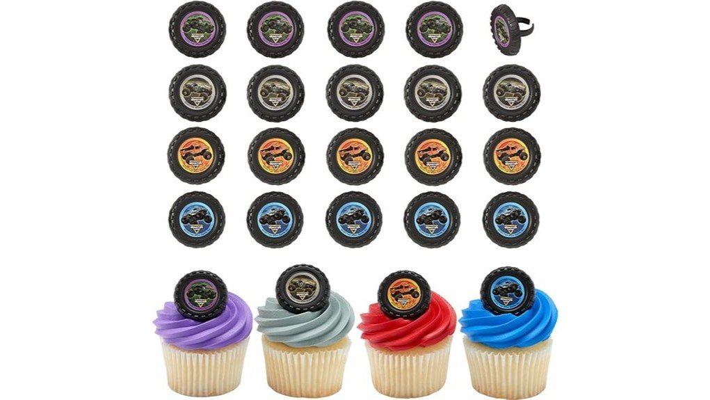 Monster Jam Rings Review: Perfect Cupcake Toppers
