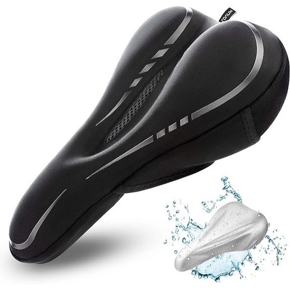 Narrow Gel Bike Seat Cushion for Peloton & More