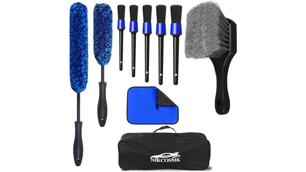 NIKCOSMK 10Pcs Wheel Brush Kit Review