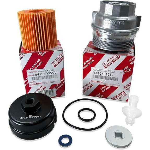 Genuine Oil Filter with Cap and Wrench Set