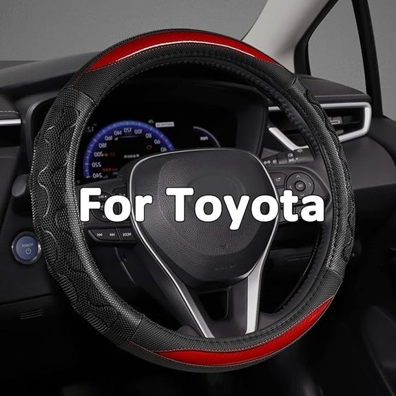 GIANT PANDA Steering Wheel Cover for Toyota