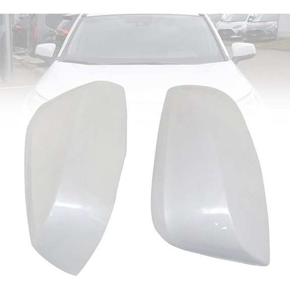 Toyota RAV4 Pearl White Mirror Covers (2 Pcs)