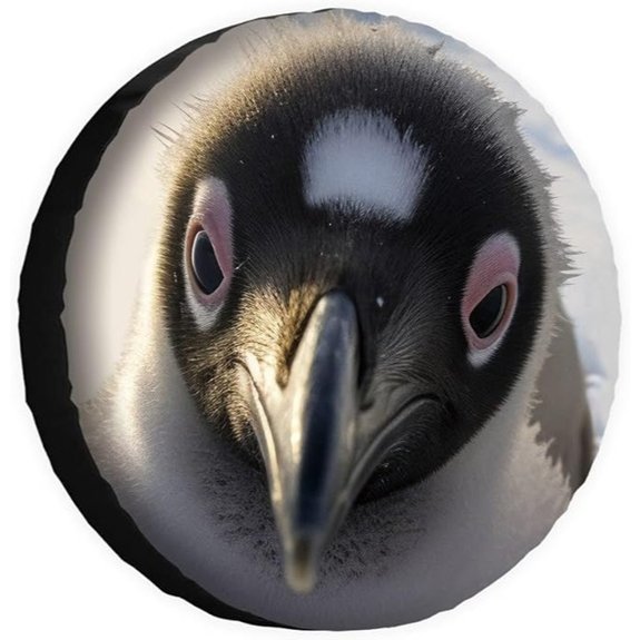Penguins Spare Tire Cover for RV SUV Truck