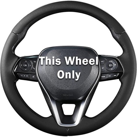 Toyota Steering Wheel Cover (Perforated Black)