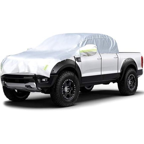 Half Car Cover for Pickup Crew Cab