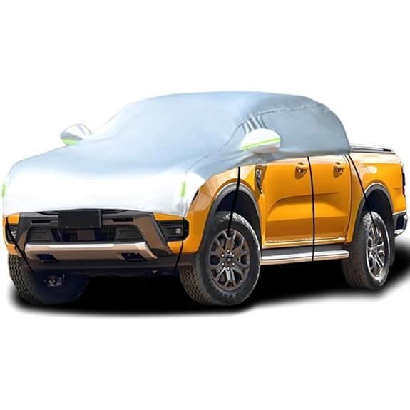 Half Car Cover for Pickup Crew Cab