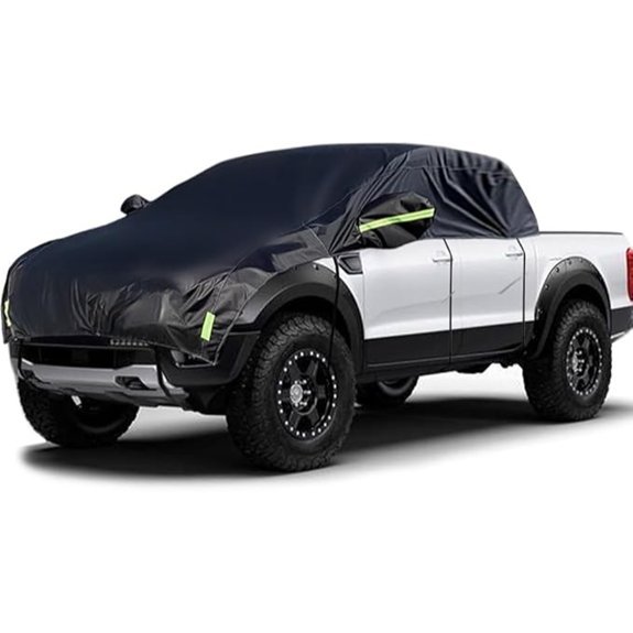 Half Car Cover for Small Medium Pickup