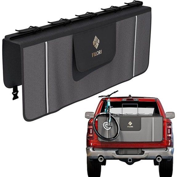 FILORI 5-Bike Tailgate Pad for Pickup Trucks