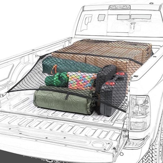 Truck Bed Elastic Cargo Net for Pickup Trucks