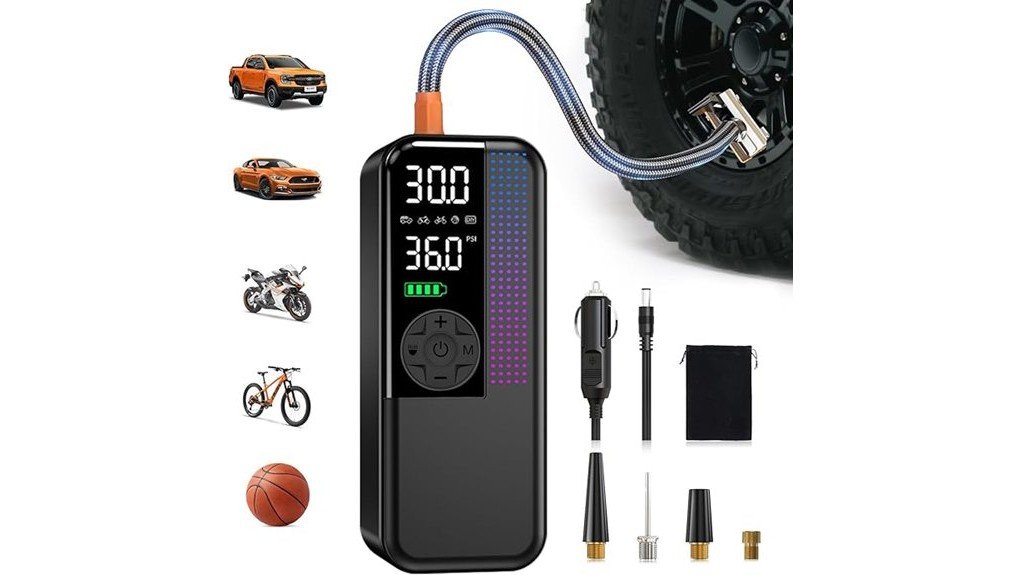 Tire Inflator Portable Air Compressor Review