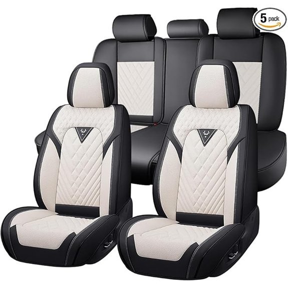 Toyota Highlander Premium Leather Seat Covers (5 Seat)